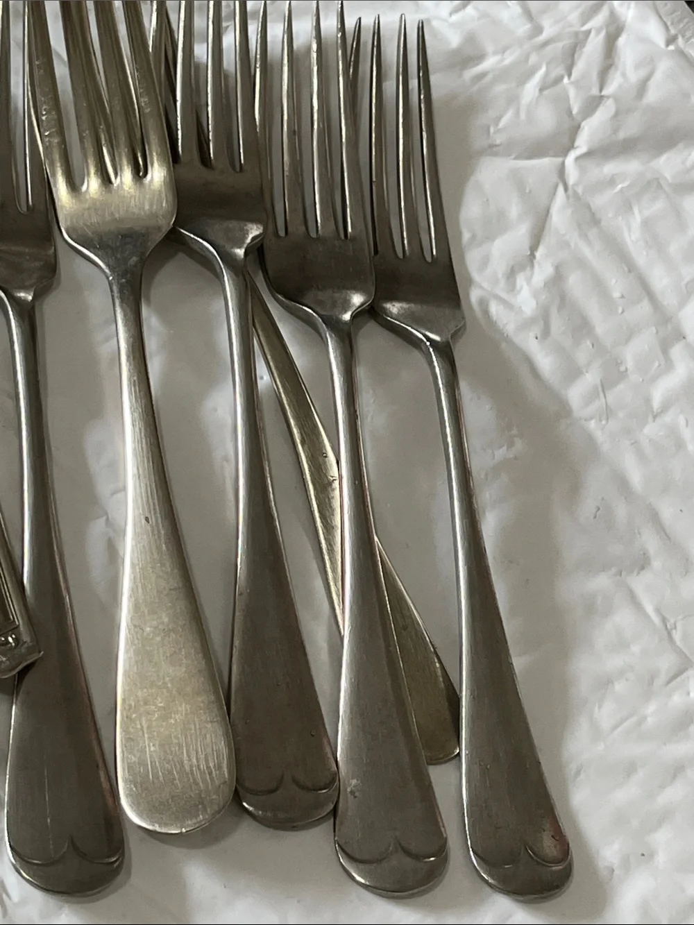 Classic Silver Dining Forks - Set of 8